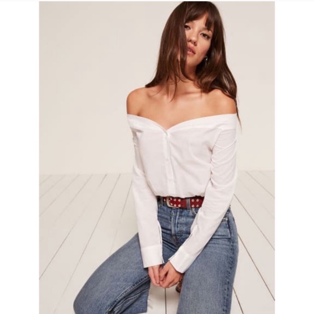 Reformation Derby White Top